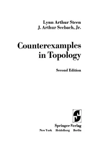 Counterexamples in Topology