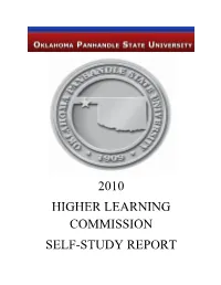 2010 HLC Self Study Report (PDF)