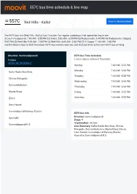 557C Bus Time Schedule & Line Route