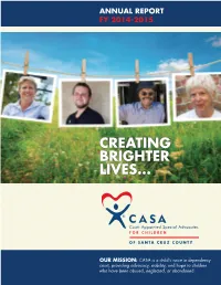 Creating Brighter Lives…