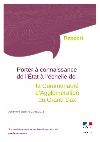 La Communauté D'agglomération Du Grand Dax Communes De
