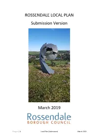 ROSSENDALE LOCAL PLAN Submission Version March 2019