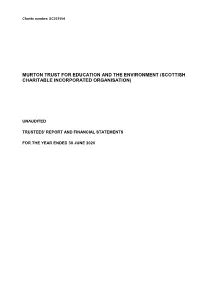 Scottish Charitable Incorporated Organisation)