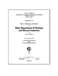 Tenth Biennial Report of the State Depart