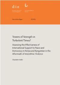 Towers of Strength in Turbulent Times?