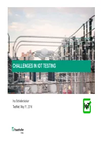 CHALLENGES in IOT TESTING © Vadim © Vadim Makhorov
