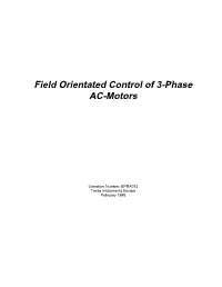 Field Oriented Control 3-Phase Ac-Motors