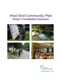 Wwest T End D Co Omm Mun Ity P Plan N