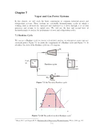 Chapter 7 Vapor and Gas Power Systems
