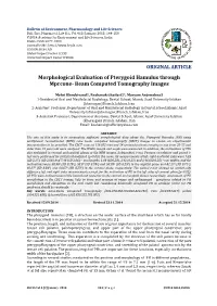 Morphological Evaluation of Pterygoid Hamulus Through Mprcone- Beam Computed Tomography Images