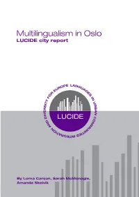 Multilingualism in Oslo LUCIDE City Report