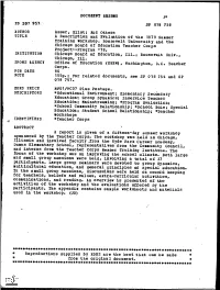 SP 018 758 Asser, Eliot; and Others a Description And