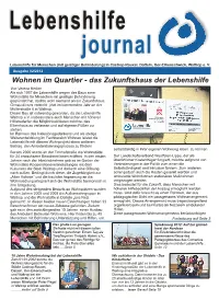 Das Zukunftshaus Der Lebenshilfe
