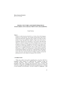 Minding Our Words: Audio Responsibilities in Endangered Languages Documentation and Archiving