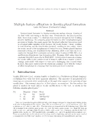 Multiple Feature Affixation in Seenku Plural Formation
