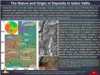 The Nature and Origin of Deposits in Uzboi Vallis