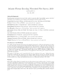 Atlantic Flyway Breeding Waterfowl Plot Survey, 2019 Anthony Roberts June 26, 2019