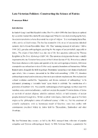 Late-Victorian Folklore: Constructing the Science of Fairies