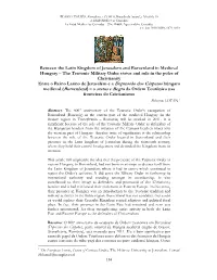 The Teutonic Military Order Status and Rule In