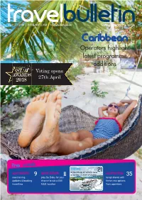 Caribbean Operators Highlight Latest Programme Additions Voting Opens 27Th April