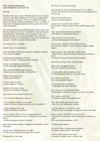 CD CD Two Dia Dhuit. My Name Is Liam O'maonlai and I Want to Welc
