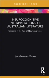 Neurocognitive Interpretations of Australian Literature; Criticism In
