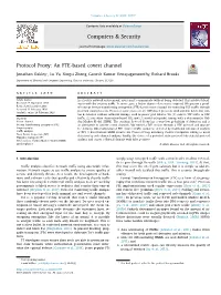 Protocol Proxy: an FTE-Based Covert Channel