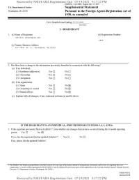 Received by NSD/FARA Registration Unit 07/19/2021 9:17:22 PM OMB No
