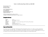 Guide to the Brooklyn Maps Collection, 1666-2002