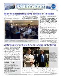 Moon Week Celebration Draws Hundreds of Scientists