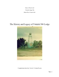 The History and Legacy of Yokahú 506 Lodge