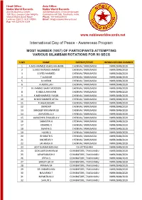 International Day of Peace - Awareness Program