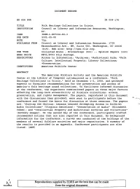 Reproductions Supplied by EDRS Are the Best That Can Be Made from the Original Document