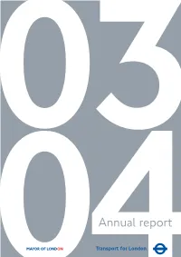 Tfl Annual Report 2003