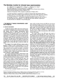 The Berkeley Tunable Far Infrared Laser Spectrometers G