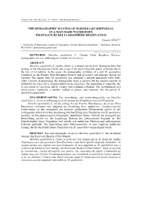 The Demographic Success of Marsilea Quadrifolia L. in a Man-Made Water Body from Danube Delta Biosphere Reservation