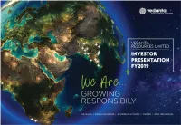 VRPLC Results Presentation FY2019.Pdf