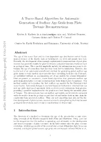 A Tracer-Based Algorithm for Automatic Generation of Seafloor