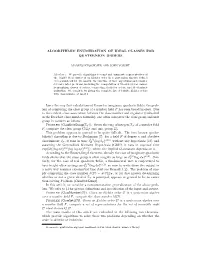 Algorithmic Enumeration of Ideal Classes for Quaternion Orders