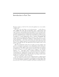 Introduction to Part Two