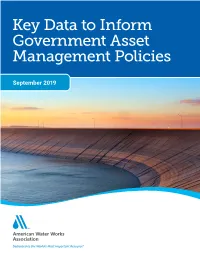 Key Data to Inform Government Asset Management Policies