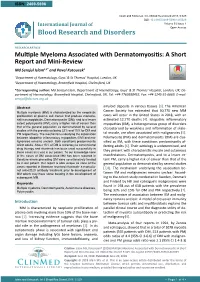Multiple Myeloma Associated With