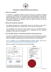 An Apostille Is a Certification Affixed to Public Documents By