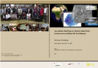 Consultation Workshop on National Spatial Data Infrastructure and Ethio-GIS (2Nd Release)