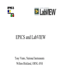 EPICS and Labview