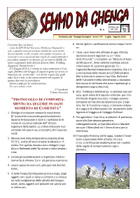 Protocollo Di Comporta- Mento Da