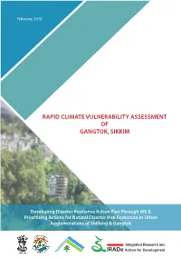Rapid Climate Vulnerability Assessment of Gangtok, Sikkim