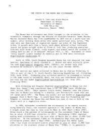 THE STATUS of the MAUNA KEA SILVERSWORD Gerald D. Carr And