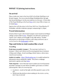 15 Joining Instructions on Arrival Travel Information Tips and Tricks To