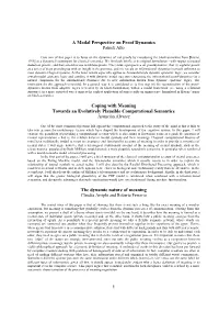 Abstracts E-CAP2004